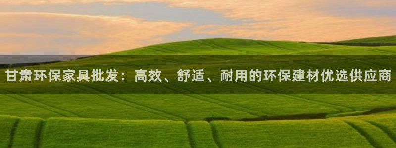 沐鸣2平台测速登陆：甘肃环保家具批发：高效、舒适、耐用的环保
